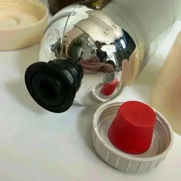 Vintage  Tim Hortons vaccuum glass Thermos - Picture 7 of 9